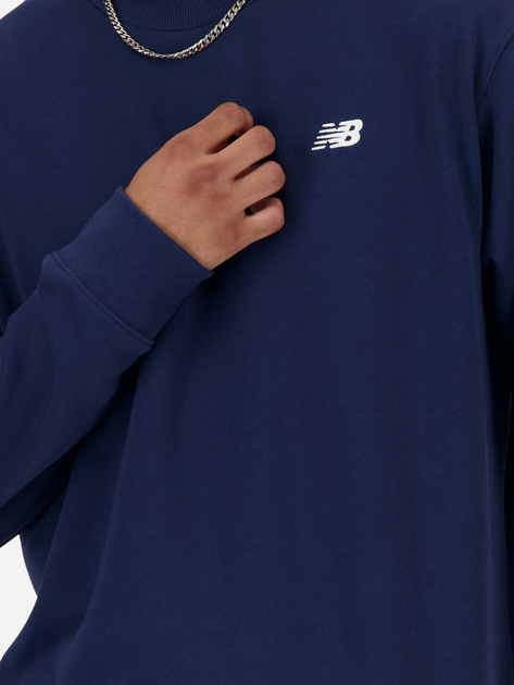 Світшот чоловічий New Balance Sport Essentials Small Logo MT41507 XL Темно-синій (197375448282) - зображення 4