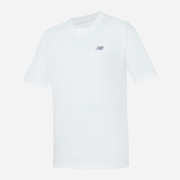 Футболка бавовняна довга чоловіча New Balance Sport Essentials Small Logo MT41509 S Біла (196941810874) - зображення 5