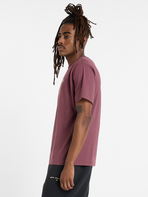 T-shirt męski New Balance Sport Essentials Logo MT41580 XL Bordowy (197967283017) - obraz 3