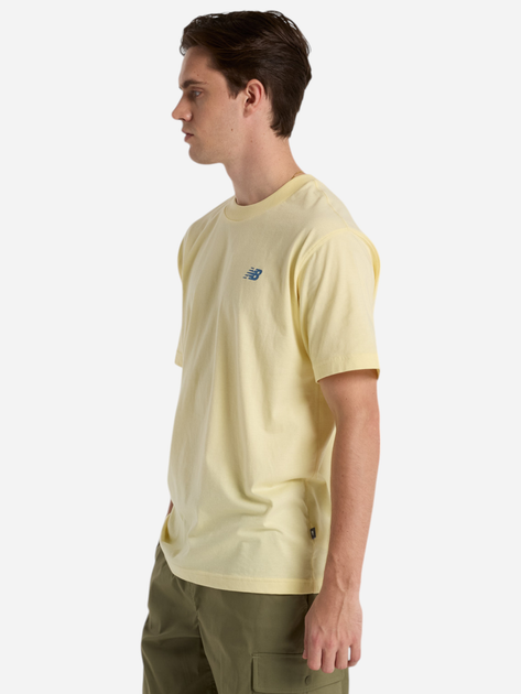 T-shirt męski New Balance Sport Essentials Logo MT41580 2XL Żółty (197967283093) - obraz 3
