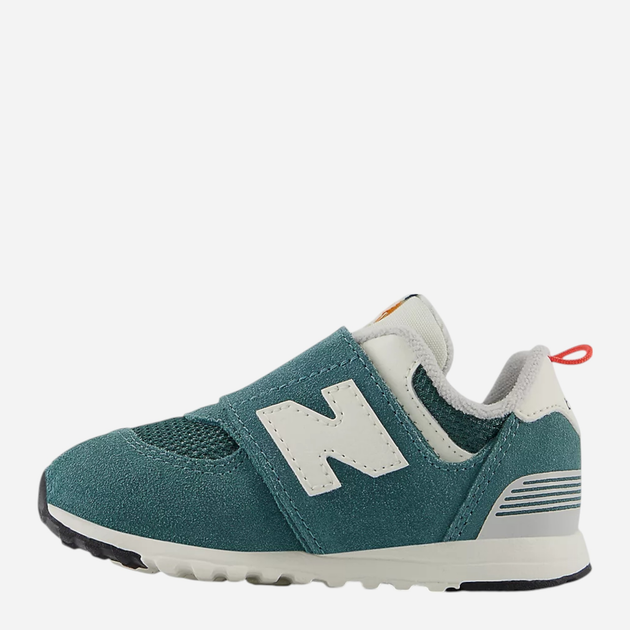 Buty sportowe chłopięce na rzepy New Balance 574 NW574VPG 23.5 (7US) Zielone (197967796203) - obraz 3