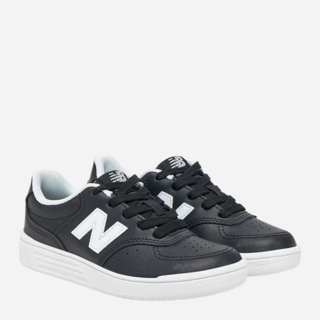 Дитячі шкіряні кеди для хлопчика New Balance B80 PSB80BW 34.5 Чорні (197968156129) - зображення 2