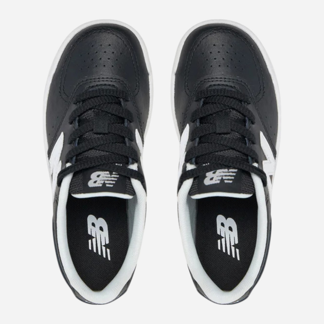 Дитячі шкіряні кросівки для хлопчика New Balance B80 PSB80BW 29 Чорні (197968156167) - зображення 4
