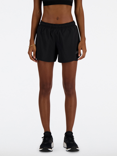 Spodenki sportowe damskie krótkie New Balance Essentials 2in1 WS41225 L Czarne (197375439372) - obraz 1