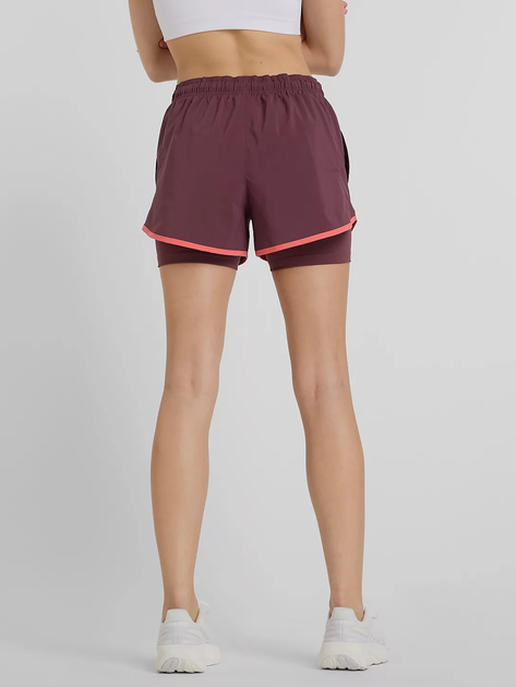 Spodenki sportowe damskie krótkie New Balance Essentials 2in1 WS41225 M Bordowe (197967342806) - obraz 2