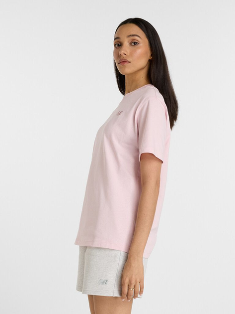 T-shirt damski bawełniany New Balance Athletics WT41501 S Jasnoróżowy (197967347856) - obraz 3