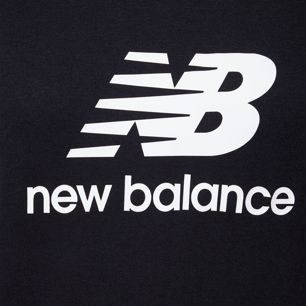 Футболка бавовняна довга жіноча New Balance Sport Essentials Jersey Logo WT41502 L Чорна (197375382951) - зображення 7