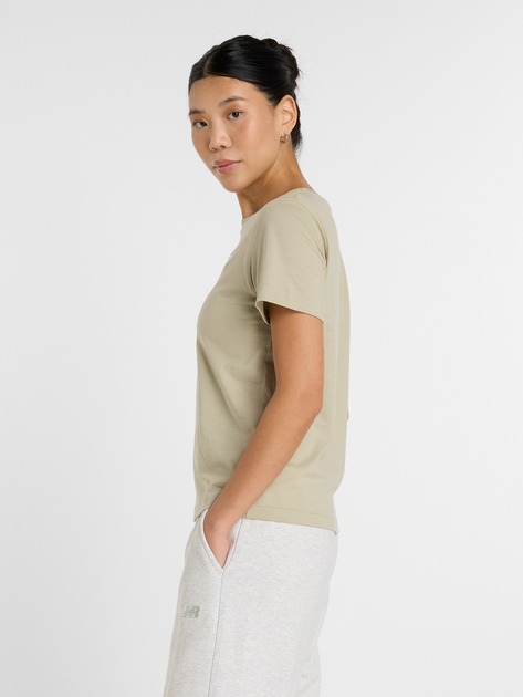 Футболка бавовняна довга жіноча New Balance Sport Essentials Jersey WT41509 XL Оливкова (197967348280) - зображення 3