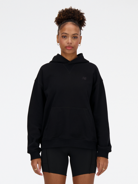 Bluza damska z kapturem New Balance Nb Athletics WT41537 XL Czarna (197375386584) - obraz 1