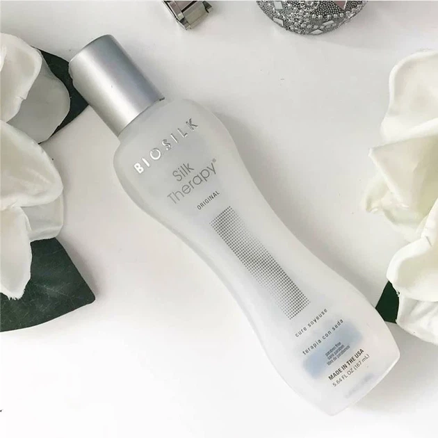 Набор несмываемое средство для волос BioSilk Silk Therapy Original liquid silk жидкий шелк 355 мл и шампунь 355 мл -COPY- - изображение 2