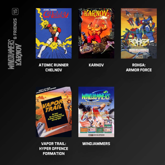Gra Evercade Windjammers, Karnov & Friends (Kartridż) (5060990241024) - obraz 3