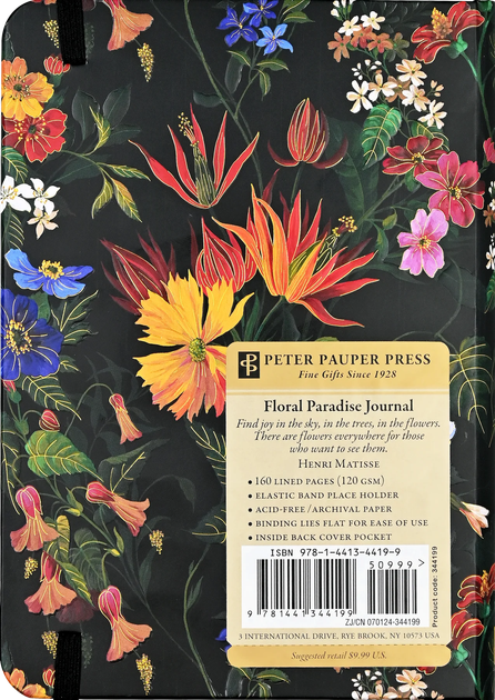 Блокнот Peter Pauper Press Mini Квітковий Рай (9781441344199) - зображення 4