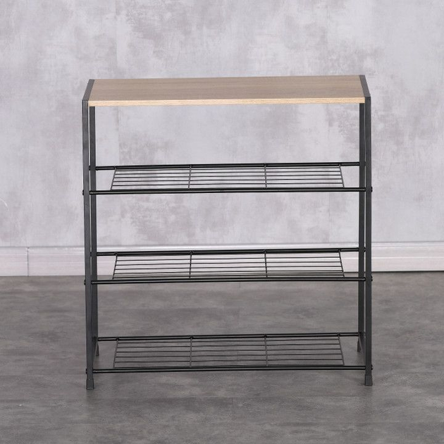 Полиця для взуття ModernHome by Multistore 3 рівні лофт (XJ633063A1) - зображення 9