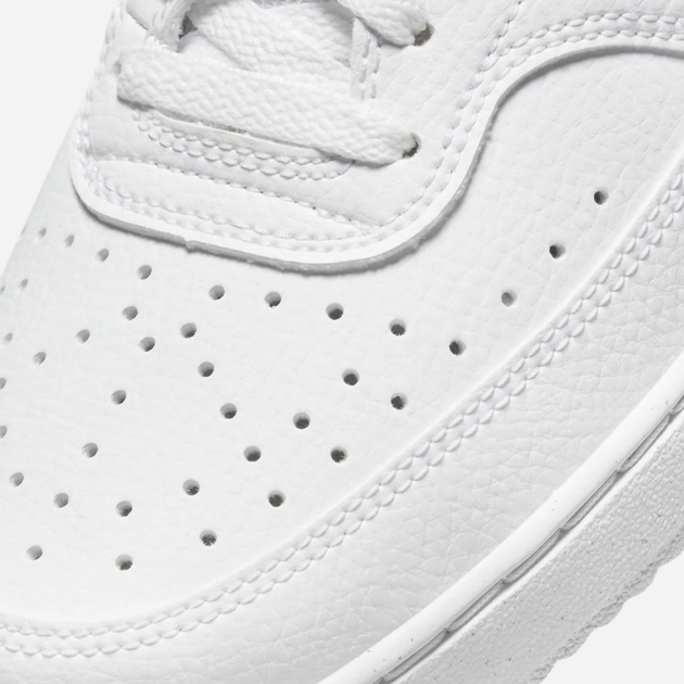 Жіночі кеди низькі Nike W Court Vision Lo Nn DH3158-101 38.5 (7.5US) Білі з чорним (195237032006) - зображення 4