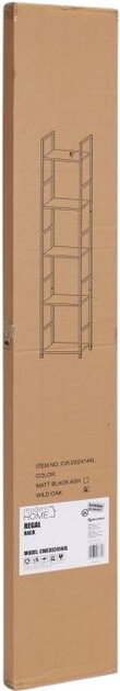 Стелаж ModernHome by Multistore дерев'яний 5 полиць лофт (CWJ3024144L WILD OAK) - зображення 6