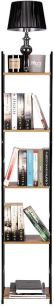 Стелаж ModernHome by Multistore дерев'яний 5 полиць лофт (CWJ3024144L WILD OAK) - зображення 8