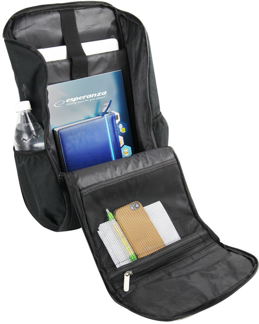 Plecak na laptopa Esperanza Trapani 15.6" Black (ET199) - obraz 4