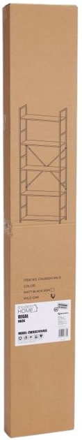 Regał ModernHome by Multistore drewniany 5 półek loft (CWJ6024144LG WILD OA) - obraz 4