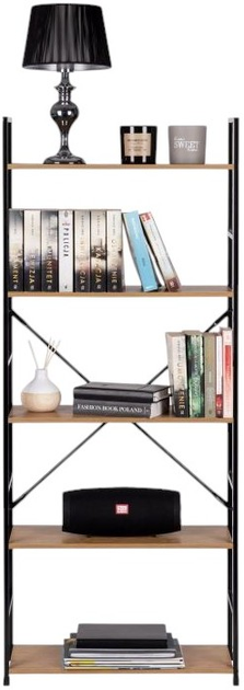 Regał ModernHome by Multistore drewniany 5 półek loft (CWJ6024144LG WILD OA) - obraz 6
