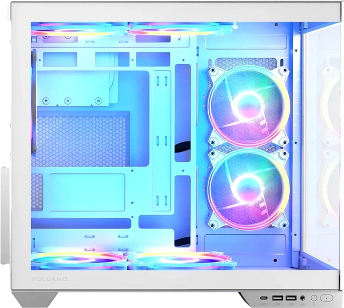 Корпус Modecom Volcano Panorama Apex ARGB 5F Midi White (AT-PANORAMA-5F-ARGB-20-00) - зображення 4