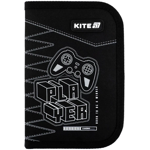 Пенал без наповнення Kite Player K25-622-6, 1 відділення, 2 відворот - изображение 2