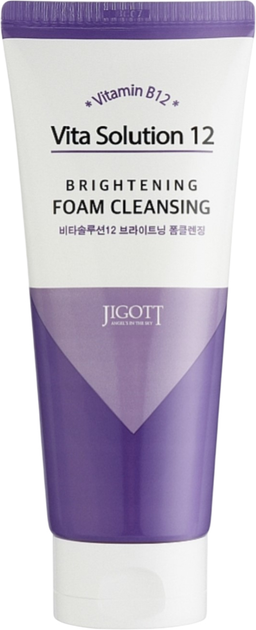 Pianka do mycia twarzy Jigott Vita Solution 12 rozjaśniająca 180 ml (8809541281877) - obraz 1