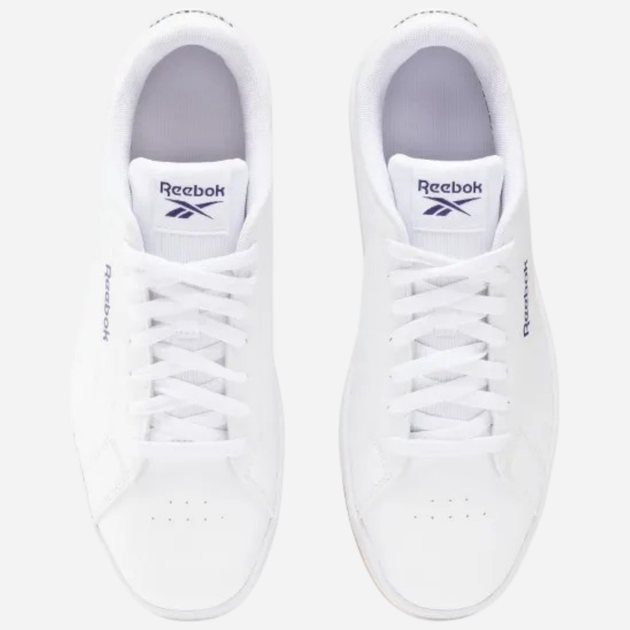 Sneakersy młodzieżowe chłopięce Reebok Court Clean 100074368 37 (5.5US) Białe z brązowym (1200143032954) - obraz 4