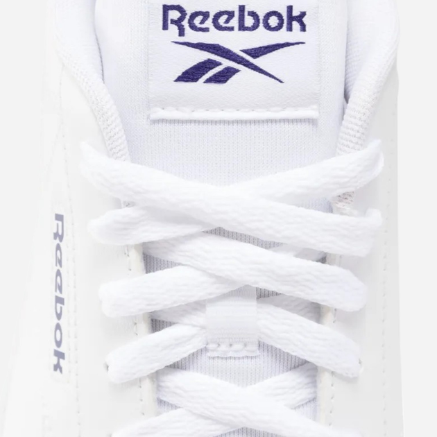 Sneakersy młodzieżowe chłopięce Reebok Court Clean 100074368 38.5 (6.5US) Białe z brązowym (1200143033012) - obraz 5