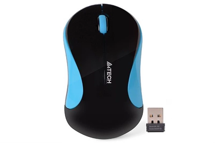 Мышь беспроводная A4Tech G3-270N Black/Blue USB V-Track - изображение 6