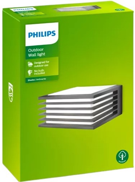 Lampa ścienna Philips 15 W z abażurami - obraz 2