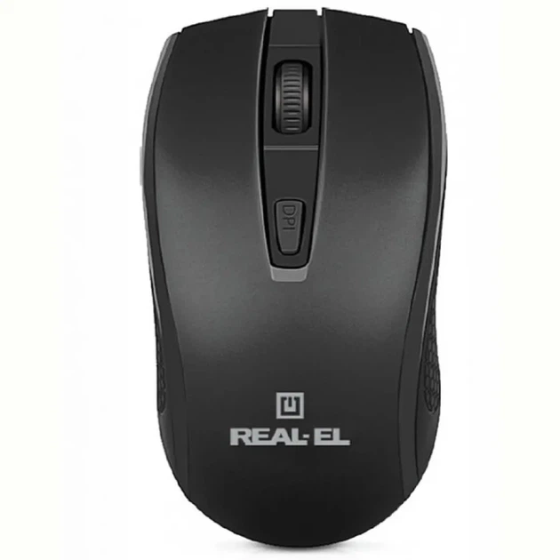 Мышь беспроводная REAL-EL RM-308 Black USB - изображение 11