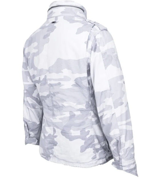 Куртка Brandit M65 Giant Blizzard Camo, куртка з утепленою підкладкою, військова куртка L - зображення 7