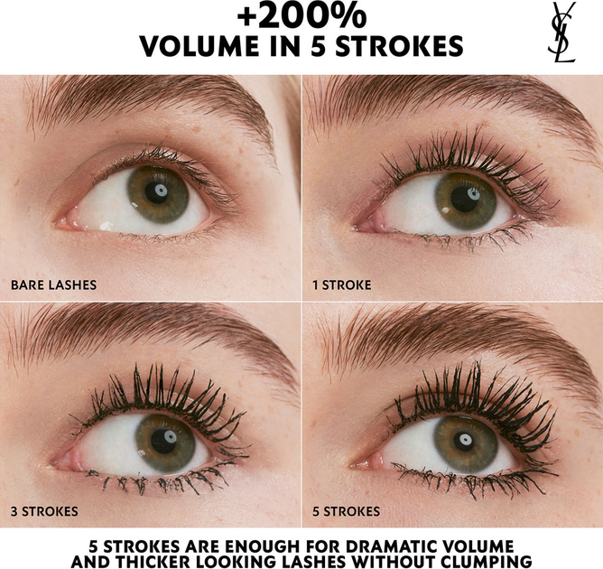 Tusz do rzęs Yves Saint Laurent Lash Clash wodoodporny Czarny 9 ml (3614273993760) - obraz 4