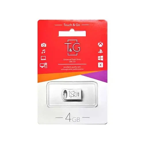 Флешка T&G 105 4GB металева - Фото 1 Флешка T&G 105 4GB металева - изображение 1