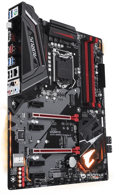 Материнская плата Gigabyte Z370 AORUS Gaming 3 (s1151, Intel Z370, PCI-Ex16) - изображение 3