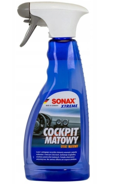 Płyn do kokpitu SONAX Xtreme Matowy 500 ml (4056554005462) - obraz 1