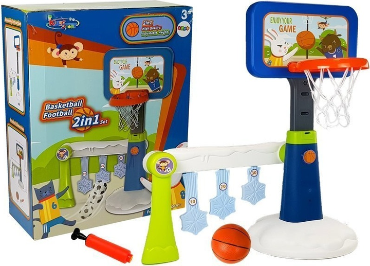 Zestaw do koszykówki LEAN Toys Gra na Punkty 7380 (5908275998938) - obraz 1