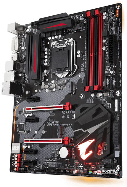 Материнская плата Gigabyte Z370 AORUS Gaming K3 (s1151, Intel Z370, PCI ...