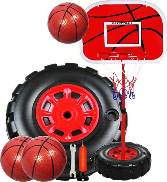 Zestaw do koszykówki LEAN Toys 170 cm 20823 (5905991031130) - obraz 3