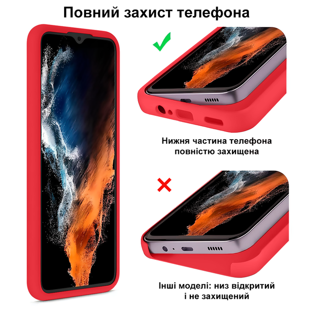 Чохол протиударний Kassel протиударний Premium для Samsung Note10Lite/A81/M60S (15) Raspberry Малиновий - зображення 4