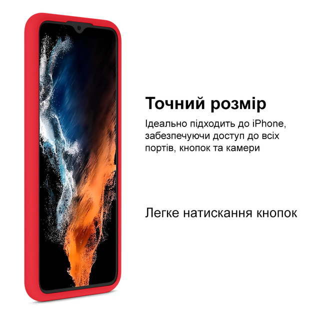 Чохол протиударний Kassel протиударний Premium для Samsung Note10Lite/A81/M60S (15) Raspberry Малиновий - зображення 5