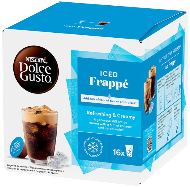 Кава в капсулах Nescafe Dolce Gusto Iced Frappe 16 порцій - Фото 1 Кава в капсулах Nescafe Dolce Gusto Iced Frappe 16 порцій - изображение 1