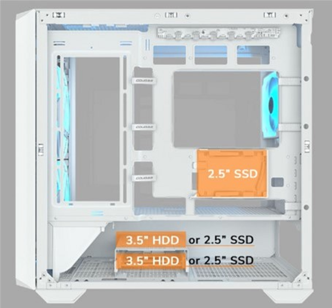 Obudowa Cougar MX600 Mini RGB White (CGR-5GC9W-RGB) - obraz 14
