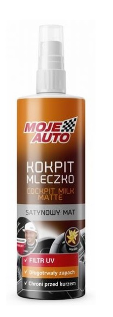Mleczko do kokpitu Moje Auto WANILIA SATYNOWY MAT 300 ml (5905694012030) - obraz 1