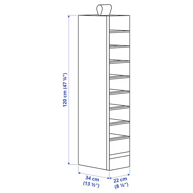 Стелаж SKUBB IKEA 101.855.88 білий - зображення 6