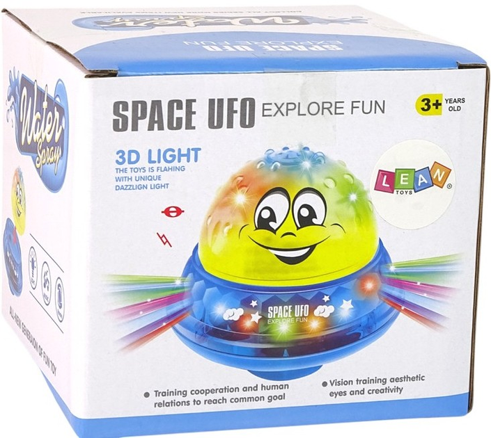 Piłka wodna LEAN Toys UFO żółta (12722) (5905214977603) - obraz 3