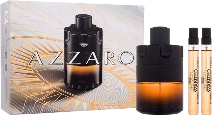 Zestaw męski Azzaro The Most Wanted Perfumy 100 ml + Miniaturka Perfumy 2 x 10 ml (3614274411164) - obraz 1