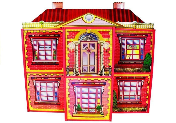 Domek dla lalek LEAN Toys z meblami (5905884457450) - obraz 2
