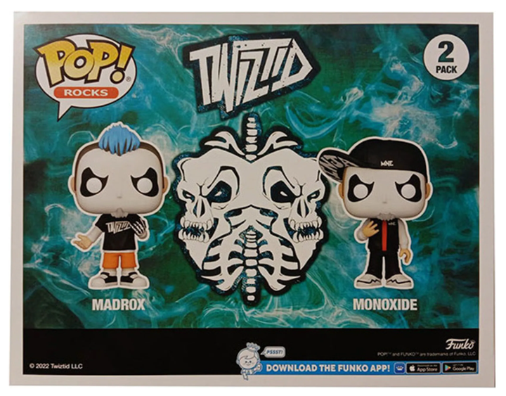 Zestaw figurek Funko Pop! Rocks Twiztid Madrox i Monoxide 9.5 cm 2 szt (889698614467) - obraz 5