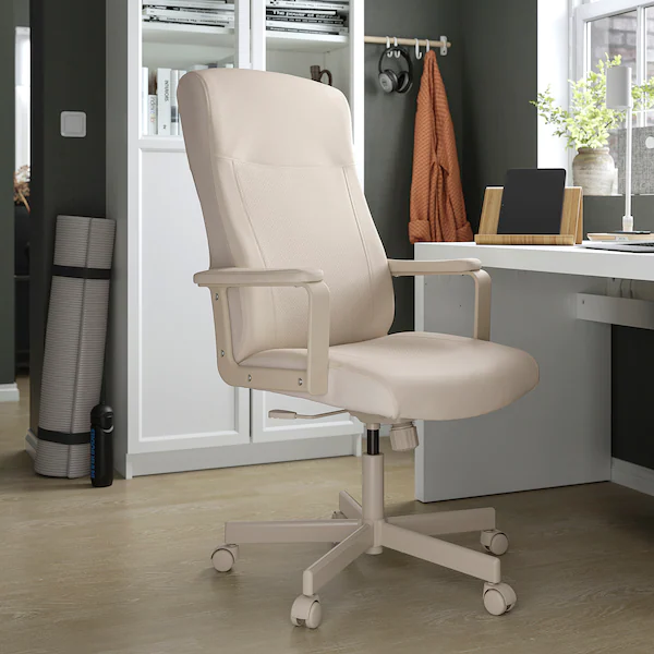 Офисное кресло MILLBERGET IKEA 704.893.89 бежевый - изображение 2